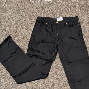 Versace Vintage Couture Black Pants, 29